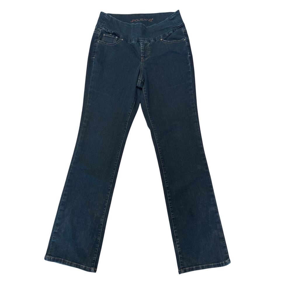 Jag Pull On High Rise Boot Leg Classic Jeans Casual Western Size 10